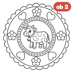 Innenseite ab 2: Kuh-Mandala
