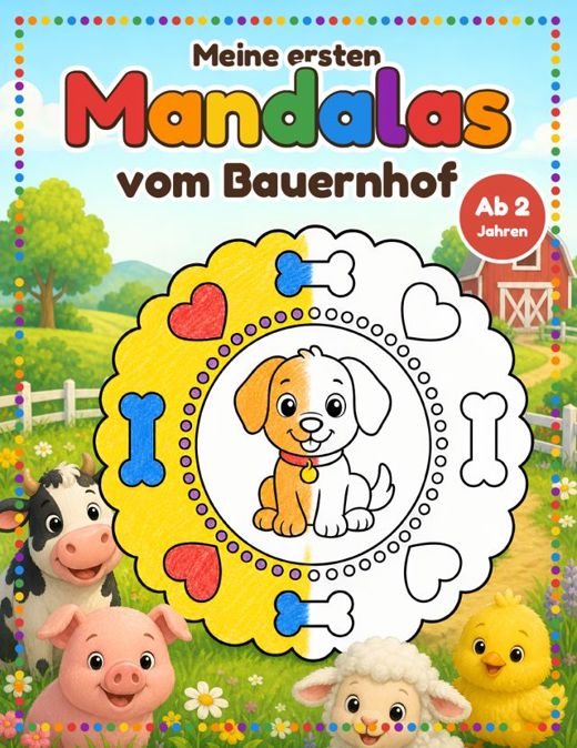 Cover: Meine ersten Mandalas vom Bauernhof