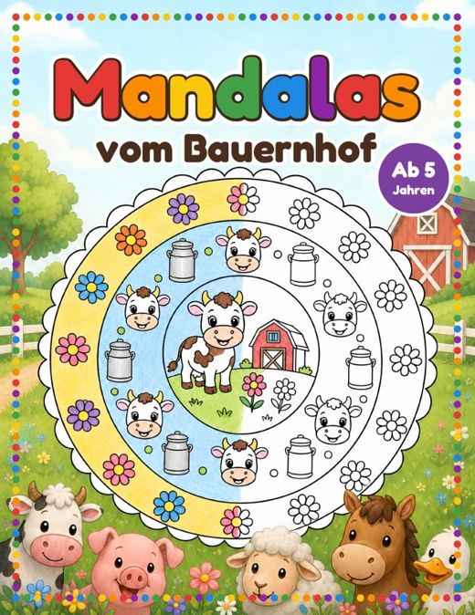 Cover: Mandalas vom Bauernhof
