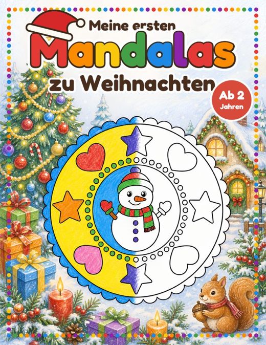 Cover: Meine ersten Mandalas zu Weihnachten