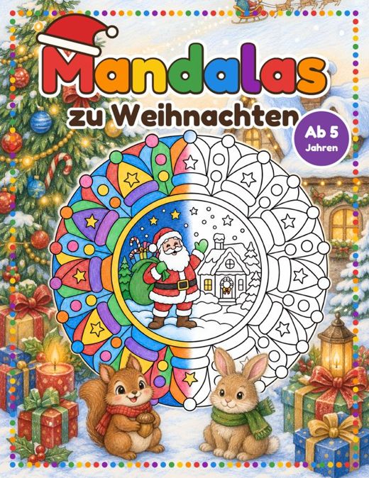 Cover: Mandalas zu Weihnachten