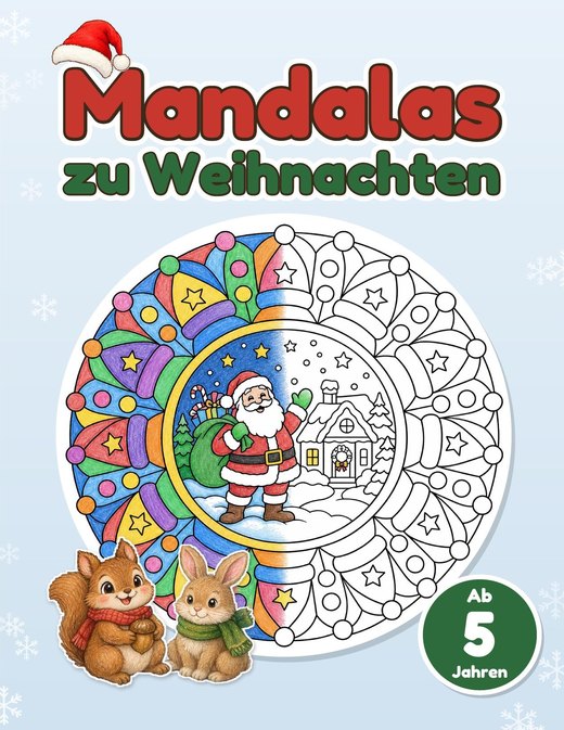Cover: Mandalas zu Weihnachten